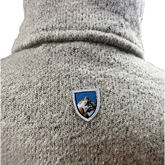 Kuhl women’s size large half zip oatmeal color layer fleece excellent cond - Picture 3 of 10